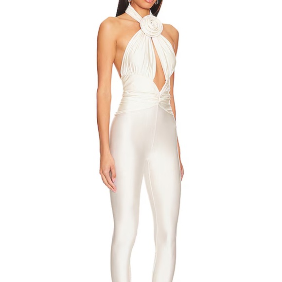 Ronny Kobo Abreen Catsuit in Pearl - Size Small - Picture 2 of 4